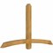 Ekena Millwork Bellingham Rough Sawn Timber Gable Bracket, Western Red Cedar, 72"W x 42"H x 4"D x 4"F, 14/12 Pitch GBW072X42X0404BEL00RWR - alternate 2